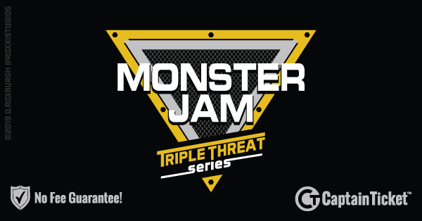 Get Monster Jam Triple Threat Series tickets for less with everyday low prices and no service fees at Captain Ticket™ - The Original No Fee Ticket Site! #FanArtByRoxxi