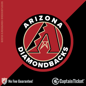 Buy Arizona Diamondbacks tickets for less with no service fees at Captain Ticket™ - The Original No Fee Ticket Site! #FanArtByRoxxi