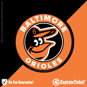 Buy Baltimore Orioles tickets for less with no service fees at Captain Ticket™ - The Original No Fee Ticket Site! #FanArtByRoxxi