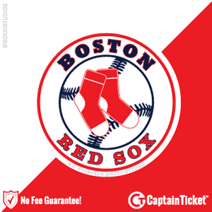 Buy Boston Red Sox tickets for less with no service fees at Captain Ticket™ - The Original No Fee Ticket Site! #FanArtByRoxxi