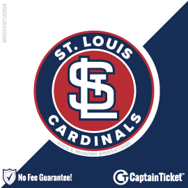 Buy St. Louis Cardinals tickets for less with no service fees at Captain Ticket™ - The Original No Fee Ticket Site! #FanArtByRoxxi