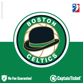 Buy Boston Celtics tickets for less with no service fees at Captain Ticket™ - The Original No Fee Ticket Site! #FanArtByRoxxi
