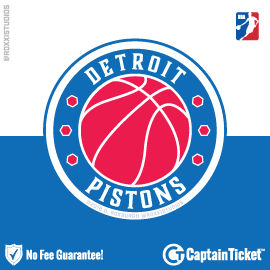 Buy Detroit Pistons tickets for less with no service fees at Captain Ticket™ - The Original No Fee Ticket Site! #FanArtByRoxxi