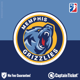 Buy Memphis Grizzlies tickets for less with no service fees at Captain Ticket™ - The Original No Fee Ticket Site! #FanArtByRoxxi