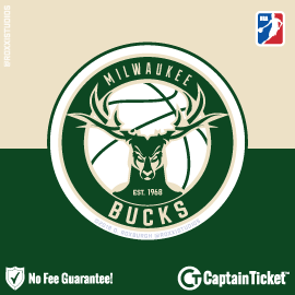 Buy Milwaukee Bucks tickets for less with no service fees at Captain Ticket™ - The Original No Fee Ticket Site! #FanArtByRoxxi