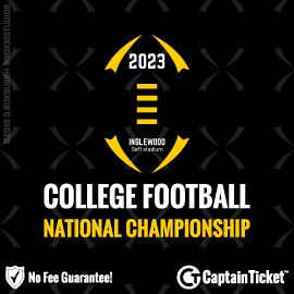 Buy College Football National Championship tickets for less with no service fees at Captain Ticket™ - The Original No Fee Ticket Site! #FanArtByRoxxi