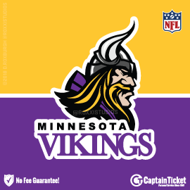 Buy Minnesota Vikings tickets for less with no service fees at Captain Ticket™ - The Original No Fee Ticket Site! #FanArtByRoxxi