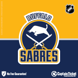 Buy Buffalo Sabres tickets for less with no service fees at Captain Ticket™ - The Original No Fee Ticket Site! #FanArtByRoxxi