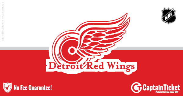 Get Detroit Red Wings tickets for less with everyday low prices and no service fees at Captain Ticket™ - The Original No Fee Ticket Site! #FanArtByRoxxi
