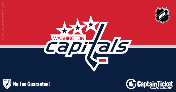 Get Washington Capitals tickets for less with everyday low prices and no service fees at Captain Ticket™ - The Original No Fee Ticket Site! #FanArtByRoxxi