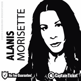 Buy Alanis Morissette tickets for less with no service fees at Captain Ticket™ - The Original No Fee Ticket Site! #FanArtByRoxxi