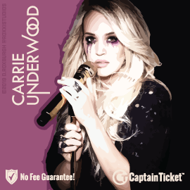Buy Carrie Underwood tickets for less with no service fees at Captain Ticket™ - The Original No Fee Ticket Site! #FanArtByRoxxi