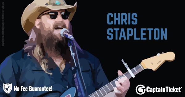 Get Chris Stapleton tickets for less with everyday low prices and no service fees at Captain Ticket™ - The Original No Fee Ticket Site! #FanArtByRoxxi