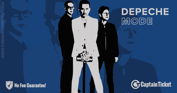 Buy Depeche Mode tickets cheaper with no fees at Captain Ticket™ - The Original No Fee Ticket Site!