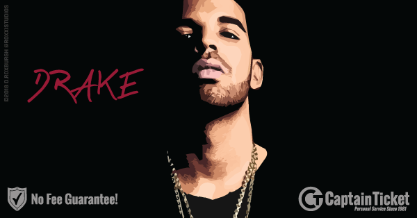 Buy Drake tickets cheaper with no fees at Captain Ticket™ - The Original No Fee Ticket Site!