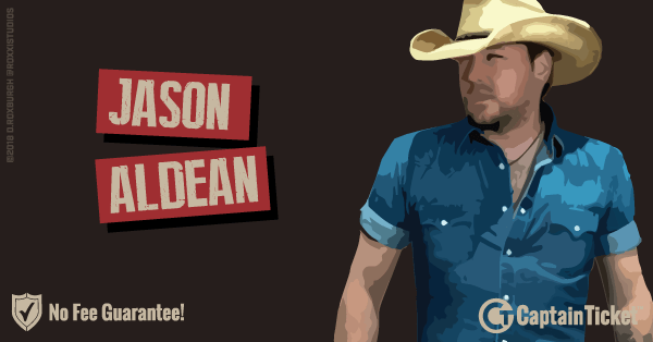Get Jason Aldean tickets for less with everyday low prices and no service fees at Captain Ticket™ - The Original No Fee Ticket Site! #FanArtByRoxxi