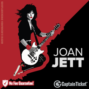 Buy Joan Jett tickets for less with no service fees at Captain Ticket™ - The Original No Fee Ticket Site! #FanArtByRoxxi
