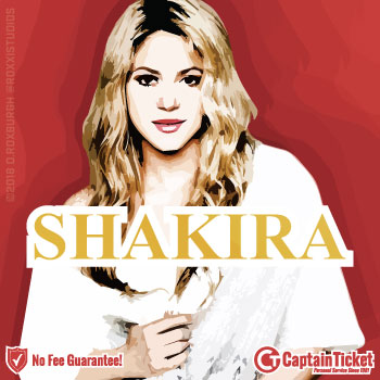 Buy Shakira tickets at the cheapest prices online with no fees or hidden charges