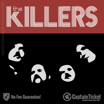 Buy The Killers tickets at the cheapest prices online with no fees or hidden charges