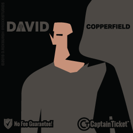 Buy David Copperfield tickets for less with no service fees at Captain Ticket™ - The Original No Fee Ticket Site! #FanArtByRoxxi