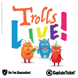 Buy Trolls Live tickets for less with no service fees at Captain Ticket™ - The Original No Fee Ticket Site! #FanArtByRoxxi